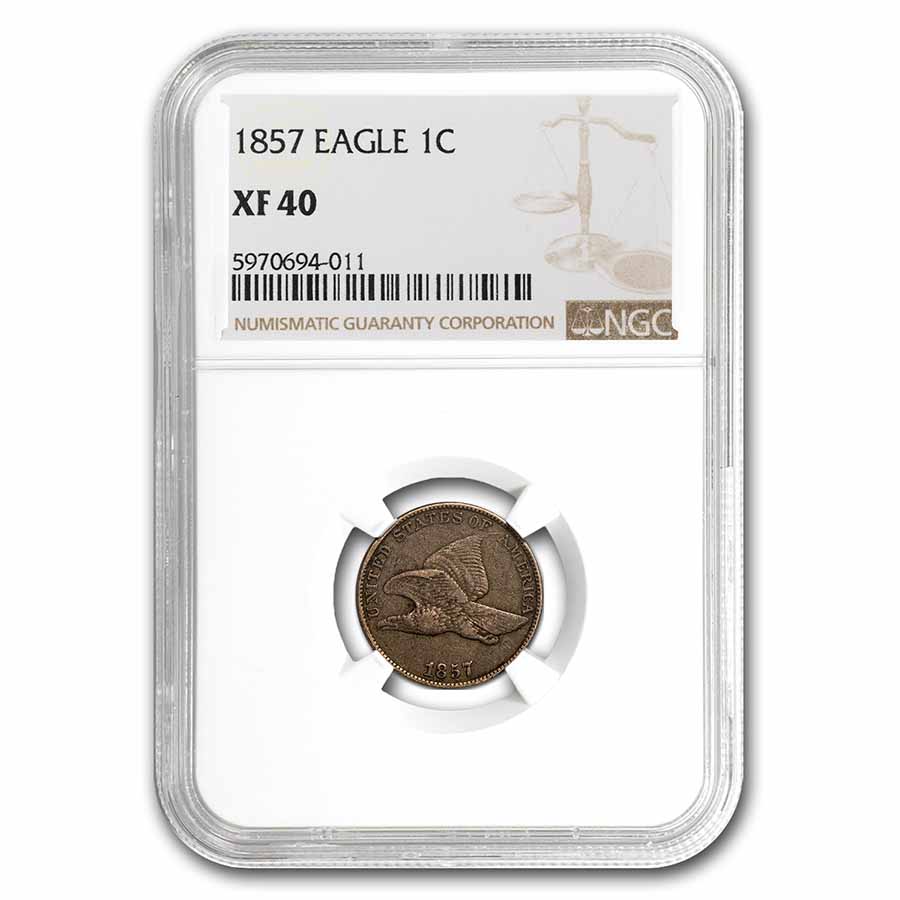 Buy 1857 Flying Eagle Cent XF-40 NGC