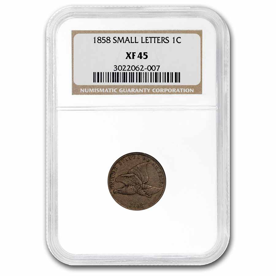 Buy 1858 Flying Eagle Cent Small Letters XF-45 NGC - Click Image to Close