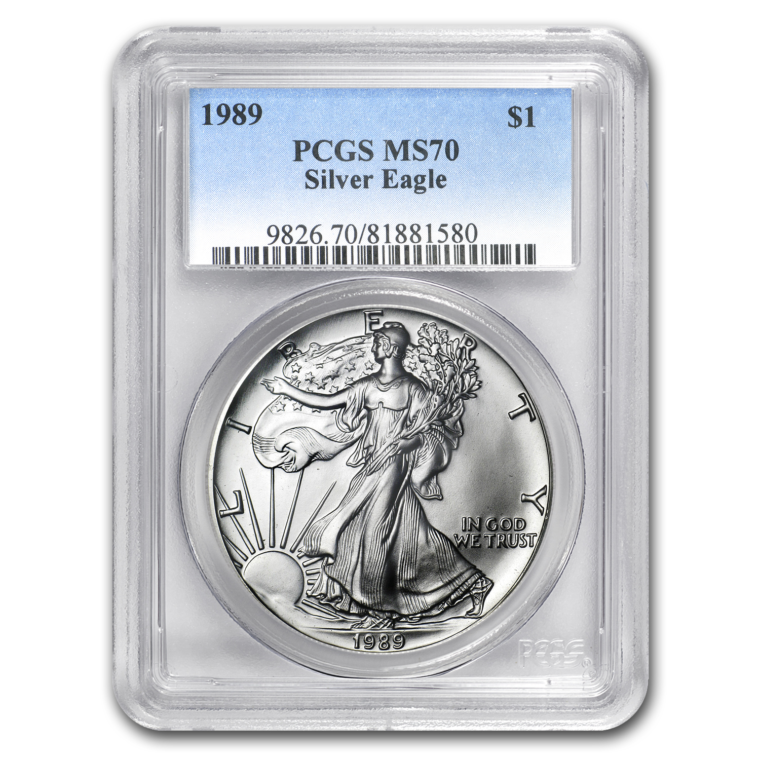 Buy 1989 American Silver Eagle MS-70 PCGS