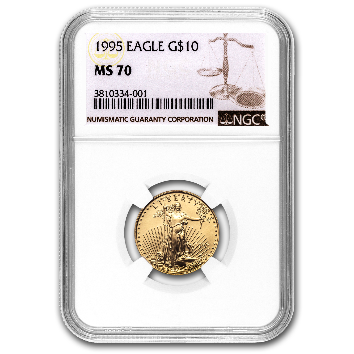 Buy 1995 1/4 oz American Gold Eagle MS-70 NGC