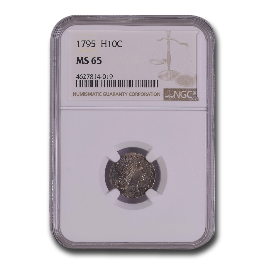 Buy 1795 Flowing Hair Half Dime MS-65 NGC