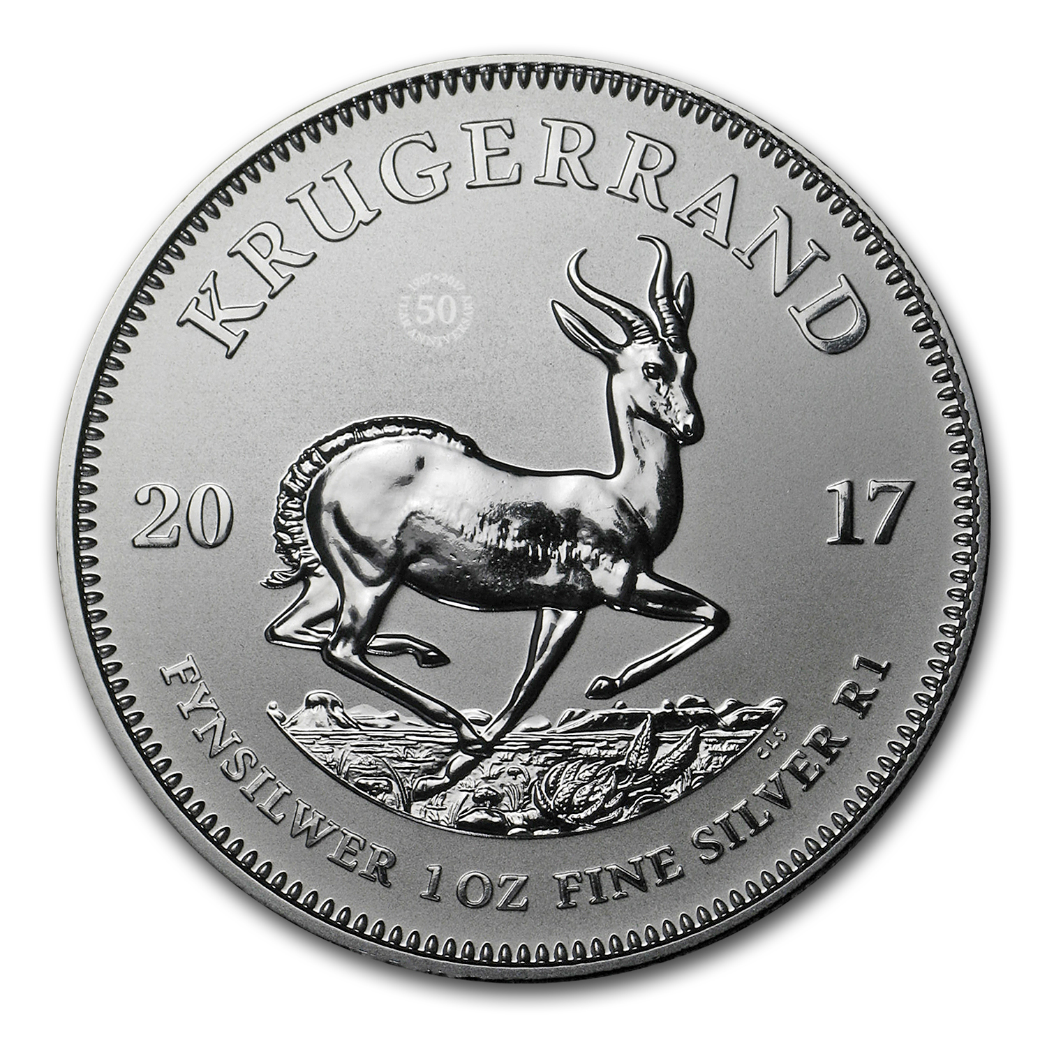 Buy 2017 South Africa 1 oz Silver Krugerrand Premium BU