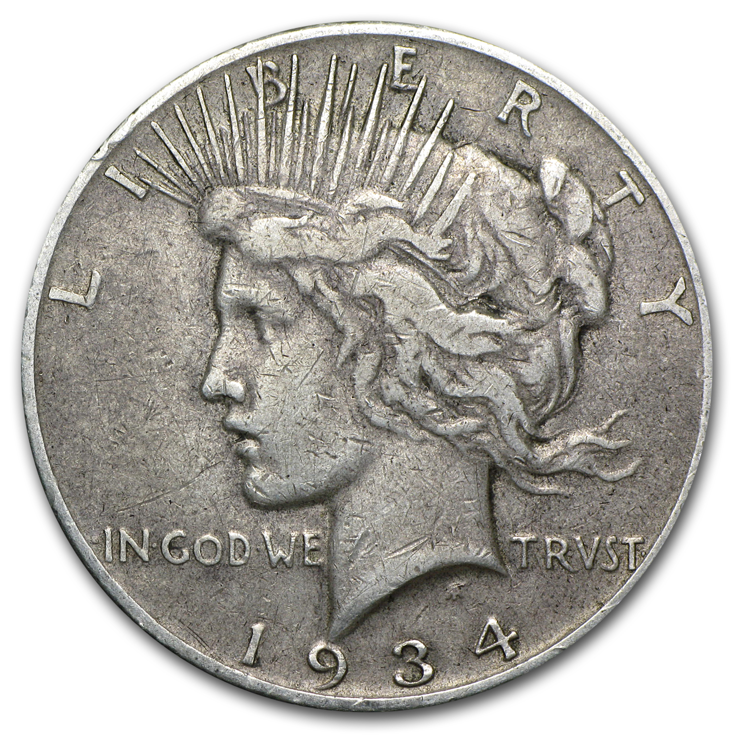 Buy 1934-S Peace Dollar VF