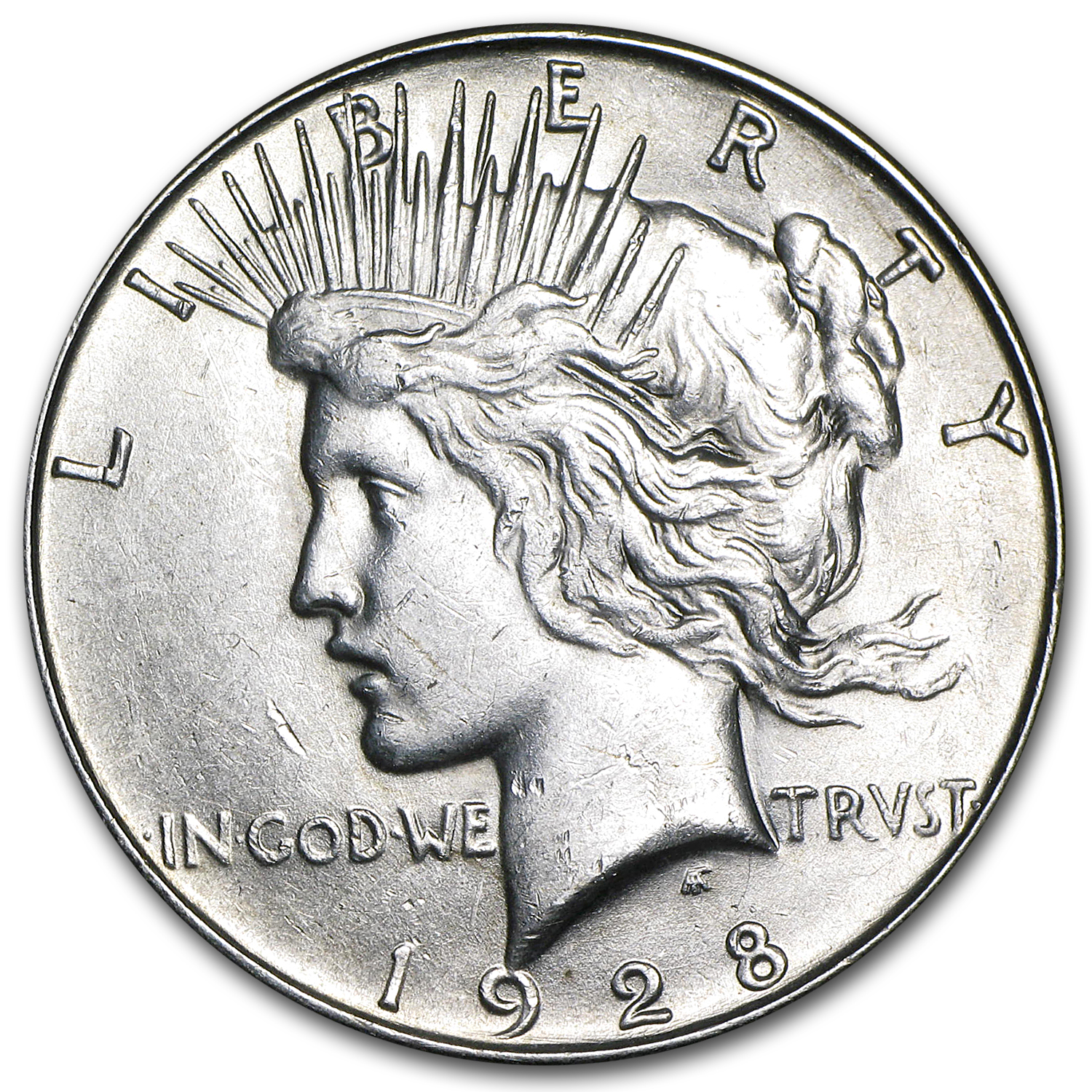 Buy 1928-S Peace Dollar AU-58