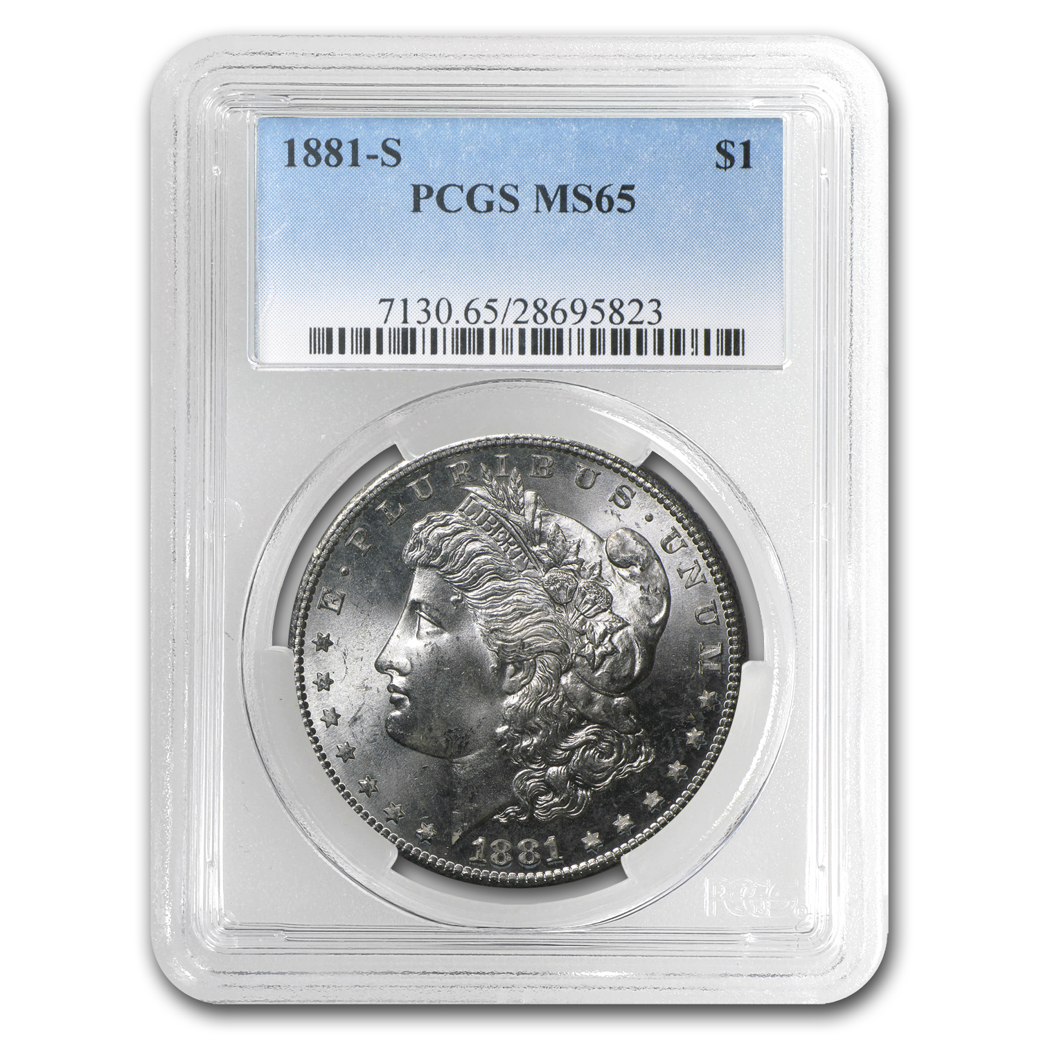 Buy 1881-S Morgan Dollar MS-65 PCGS Guaranteed