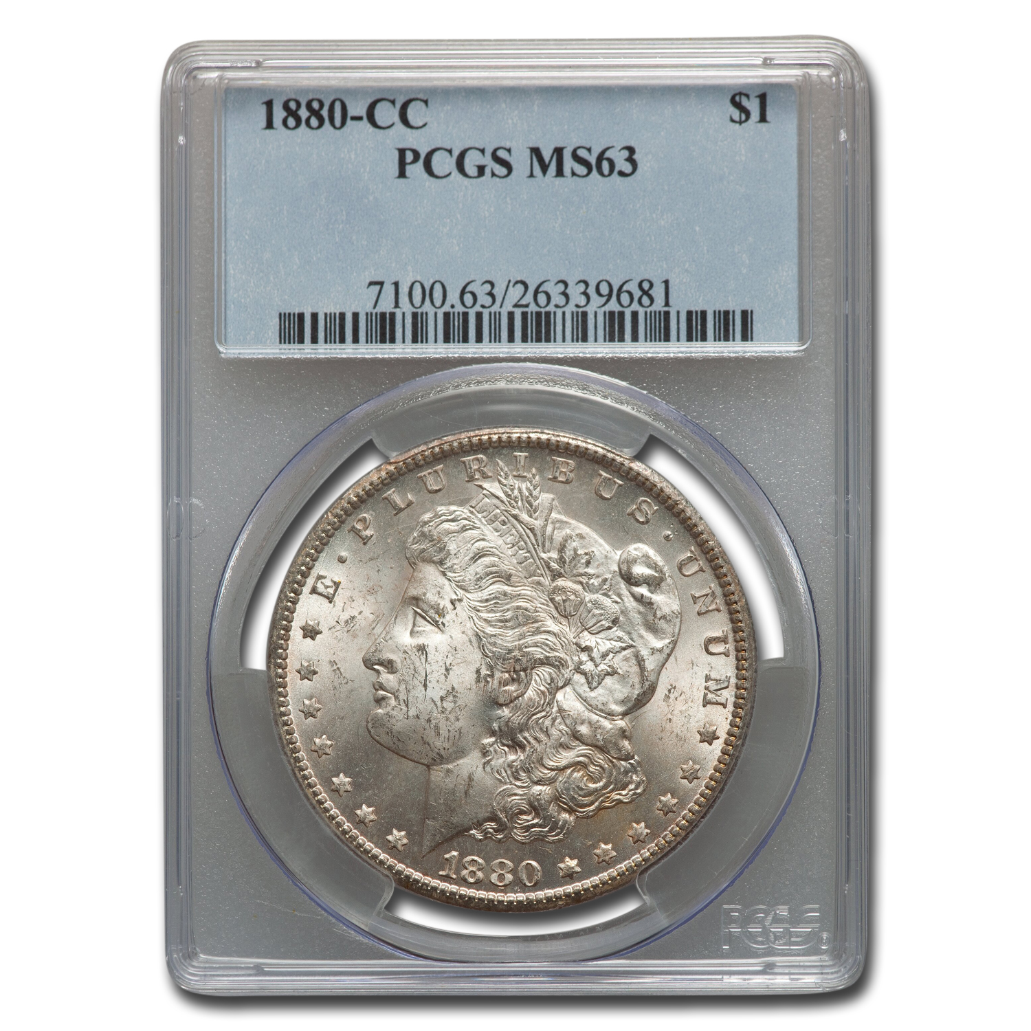 Buy 1880-CC Morgan Dollar MS-63 PCGS
