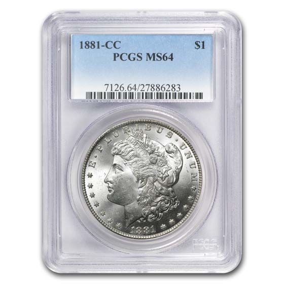 Buy 1881-CC Morgan Dollar MS-64 PCGS
