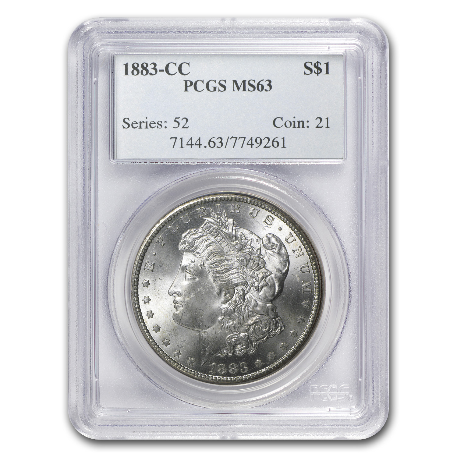 Buy 1883-CC Morgan Dollar MS-63 PCGS