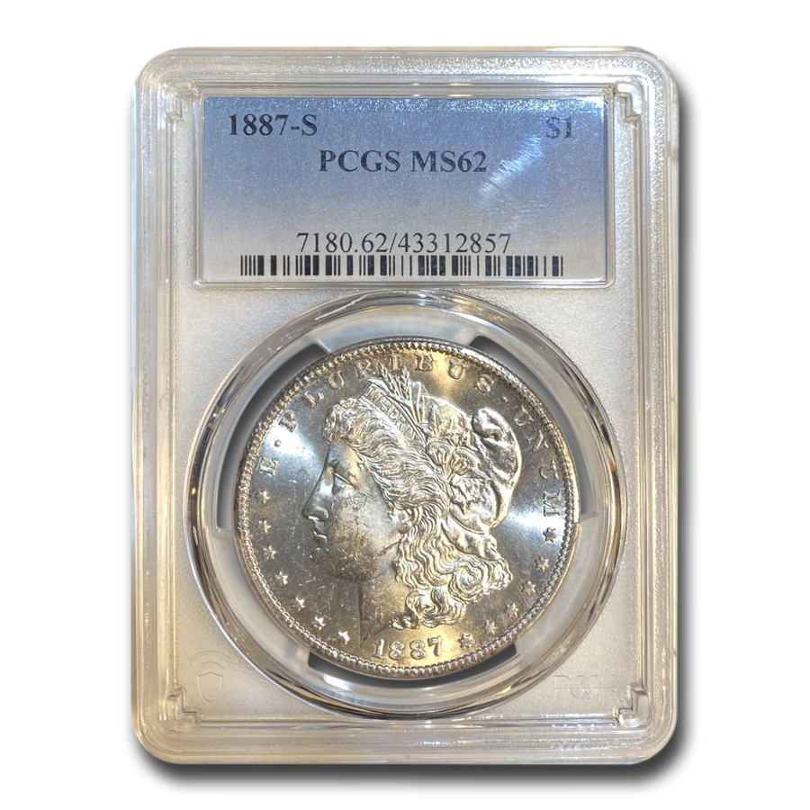 Buy 1887-S Morgan Dollar MS-62 PCGS