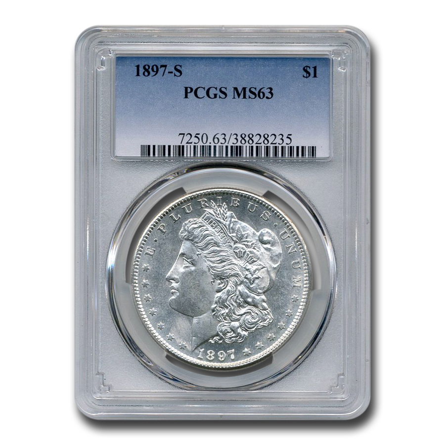 Buy 1897-S Morgan Dollar MS-63 PCGS