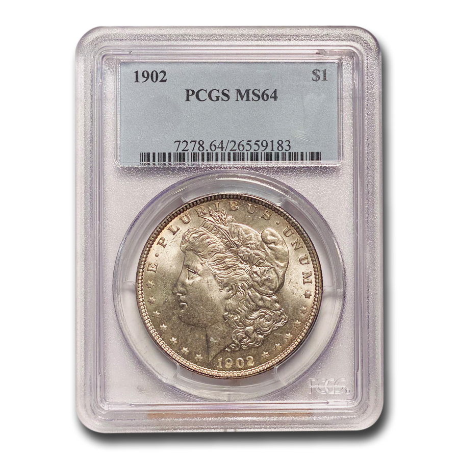 Buy 1902 Morgan Dollar MS-64 PCGS