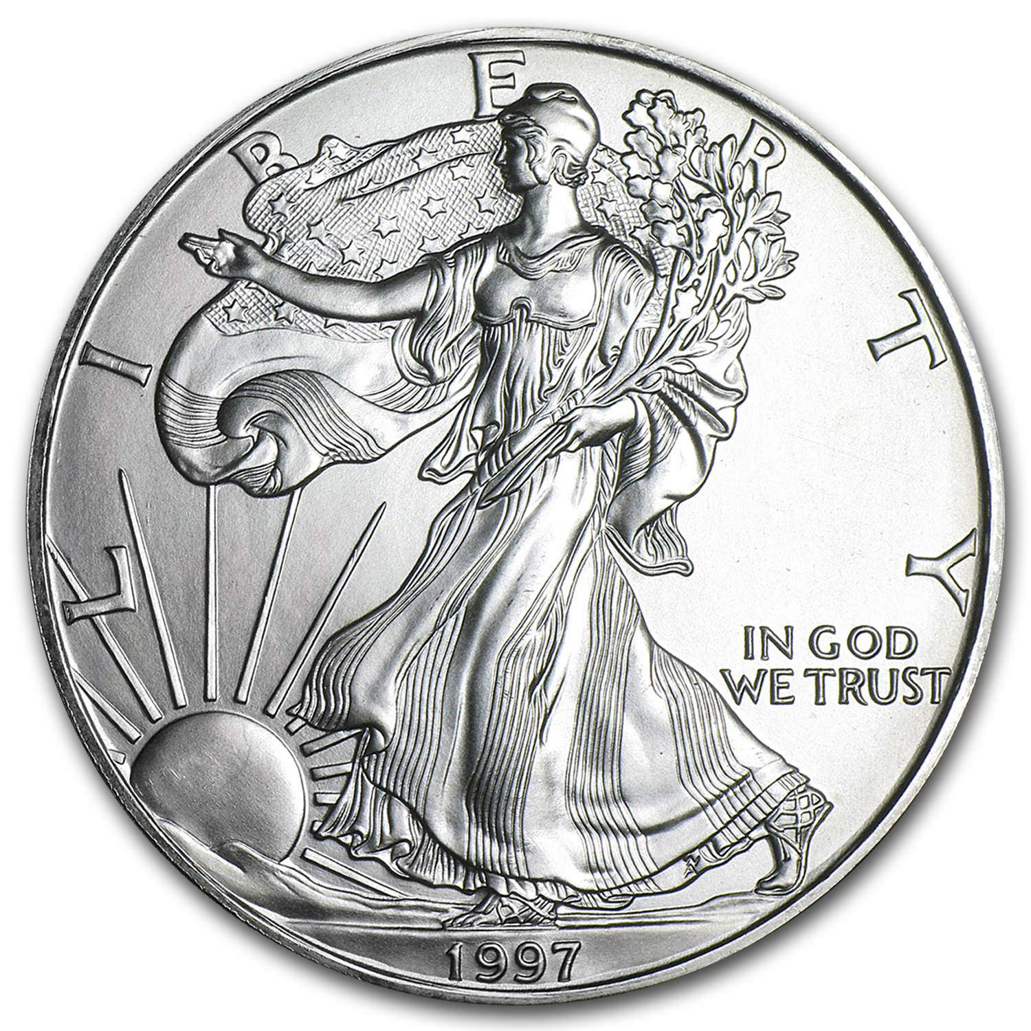 Buy 1997 1 oz American Silver Eagle BU