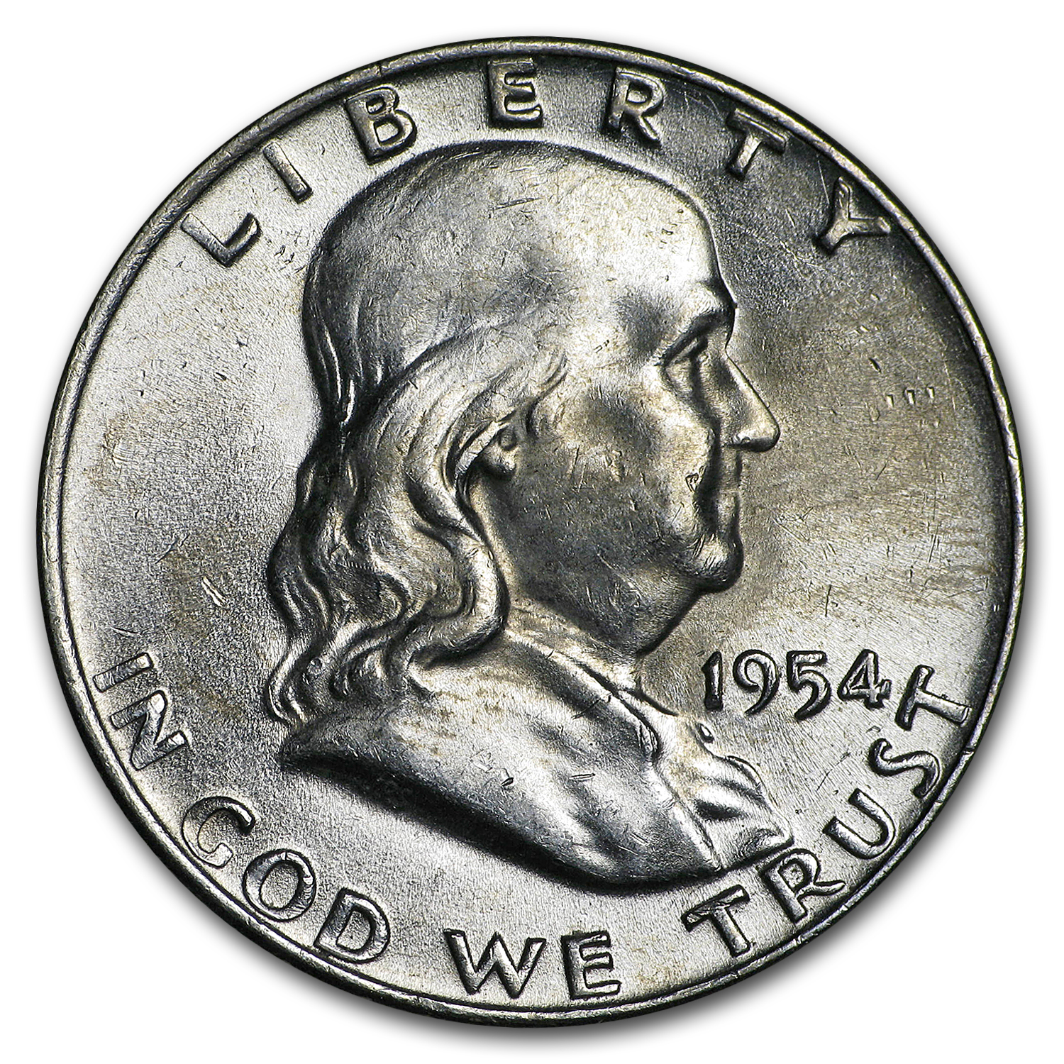 Buy 1954-D Franklin Half Dollar AU