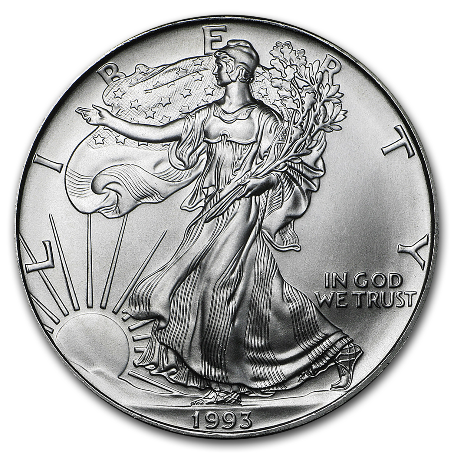 Buy 1993 1 oz American Silver Eagle BU