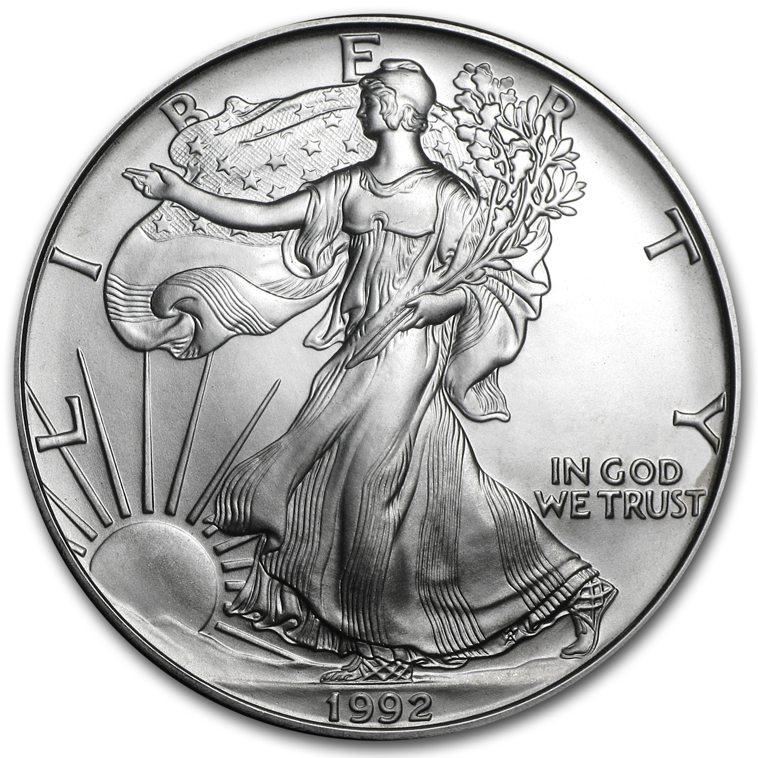 Buy 1992 1 oz American Silver Eagle BU