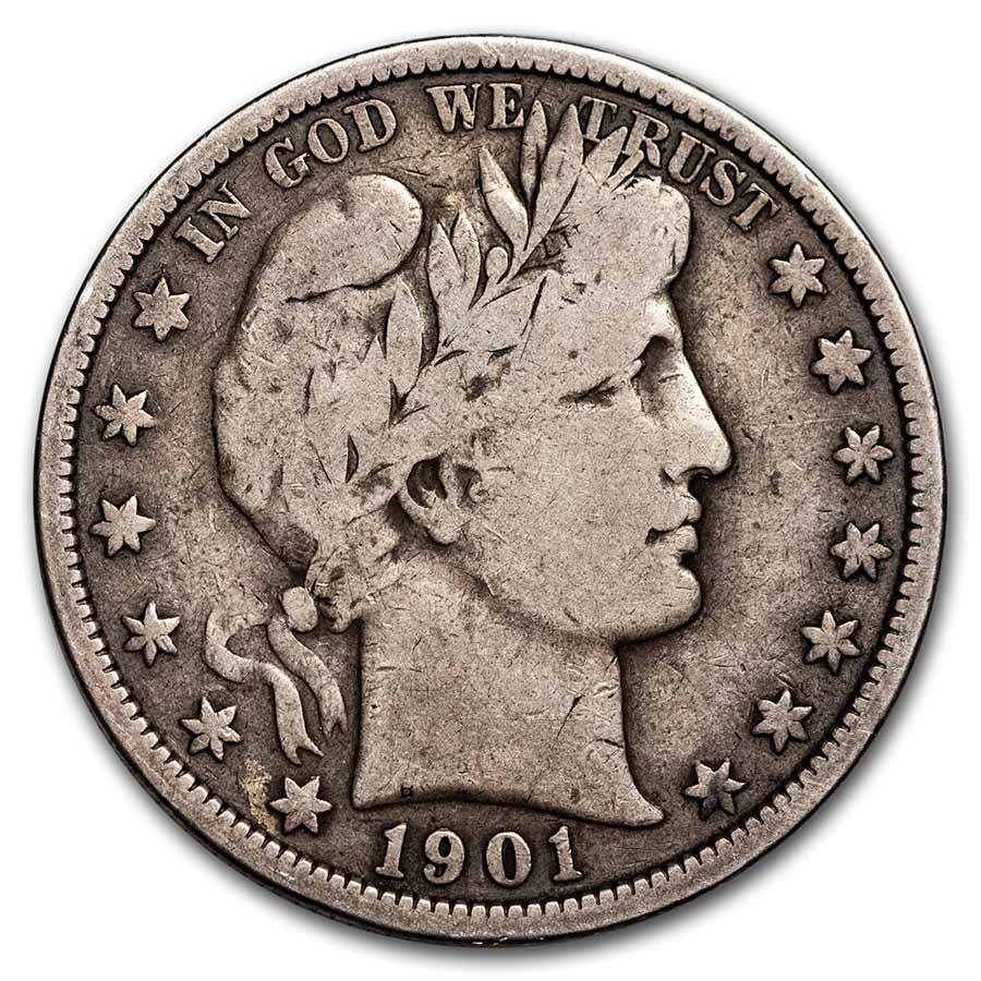 Buy 1901-S Barber Half Dollar Fine