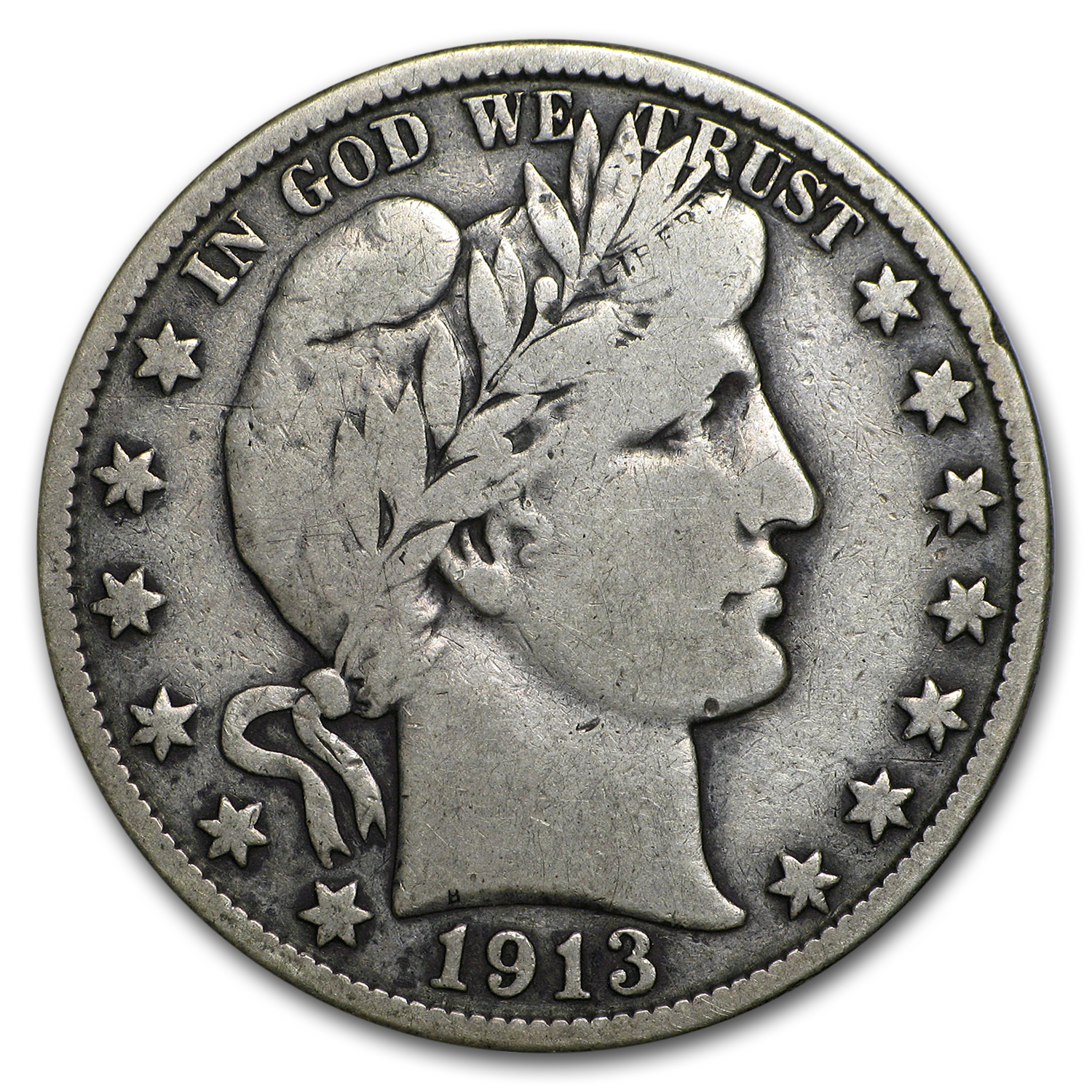 Buy 1913-S Barber Half Dollar Fine - Click Image to Close