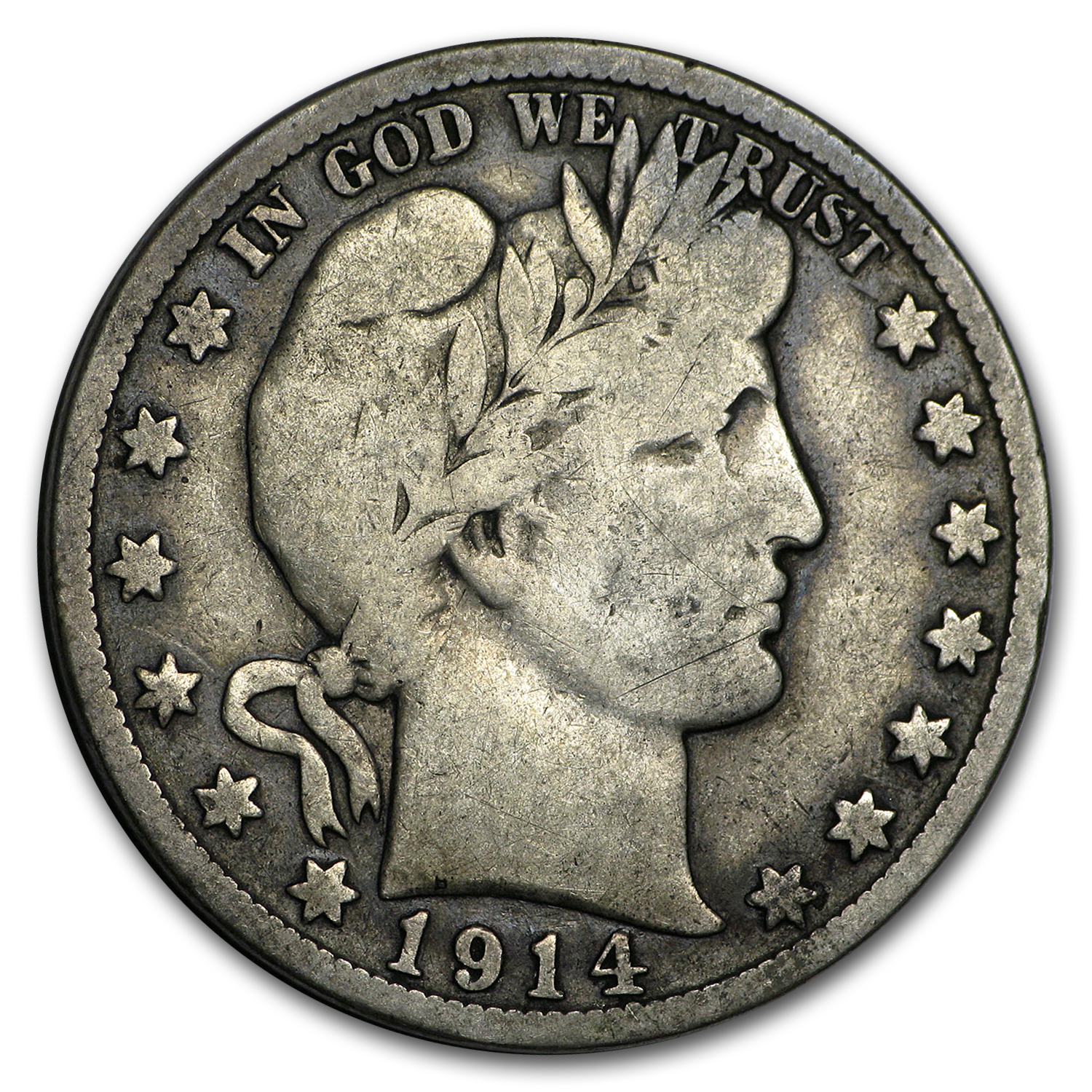 Buy 1914-S Barber Half Dollar Fine