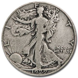 Buy 1929-S Walking Liberty Half Dollar Fine