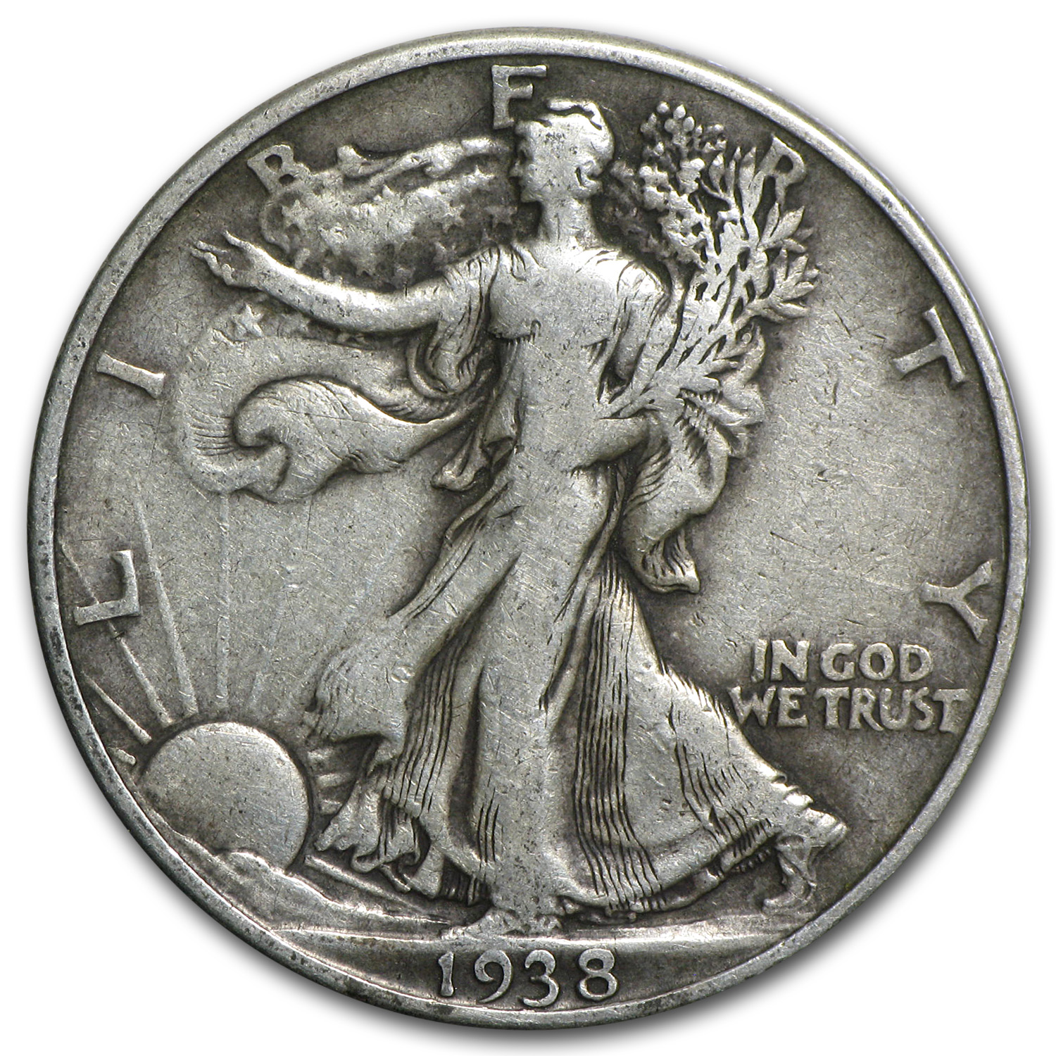 Buy 1938-D Walking Liberty Half Dollar VF