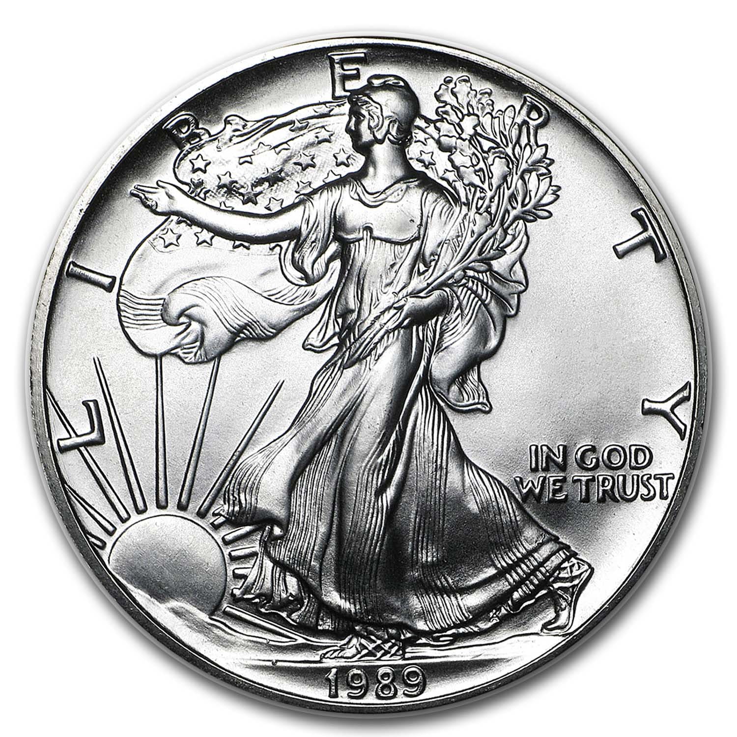Buy 1989 1 oz American Silver Eagle BU