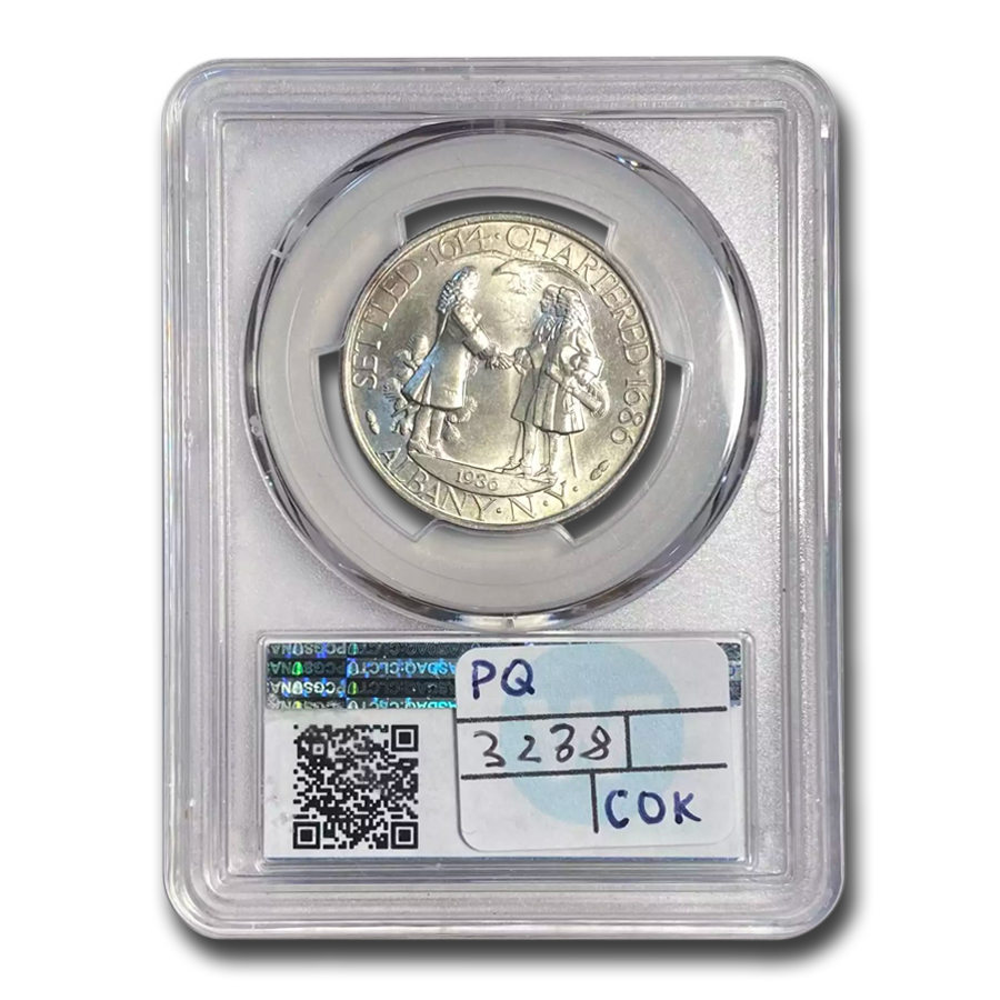 Buy 1936 Albany, New York Charter Half Dollar MS-66 PCGS