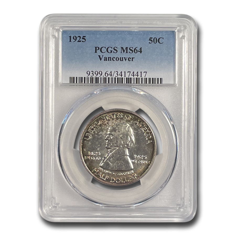 Buy 1925 Fort Vancouver Half Dollar MS-64 PCGS