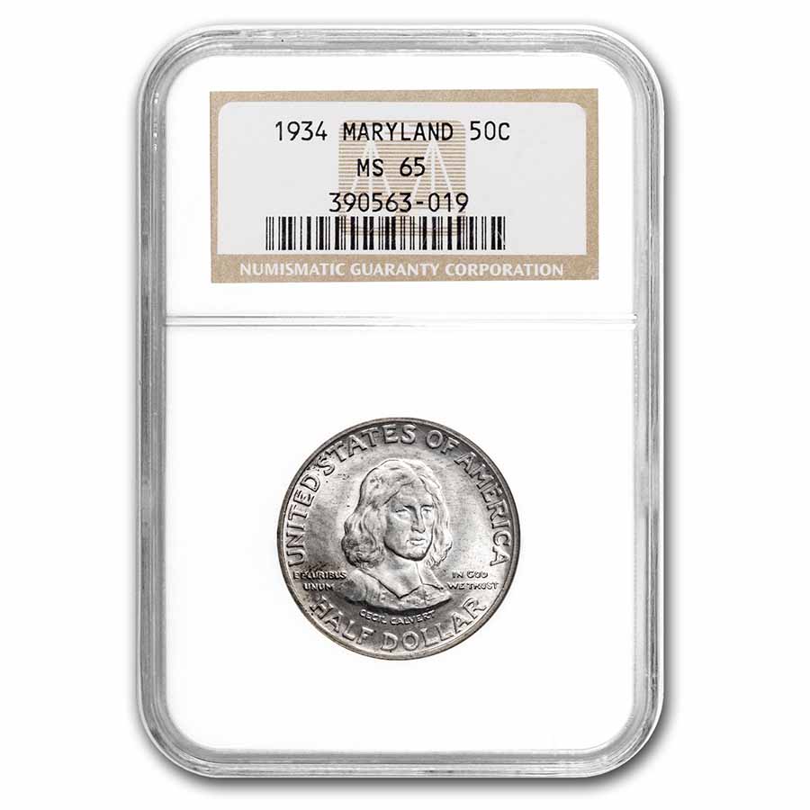 Buy 1934 Maryland Tercentenary Half Dollar MS-65 NGC