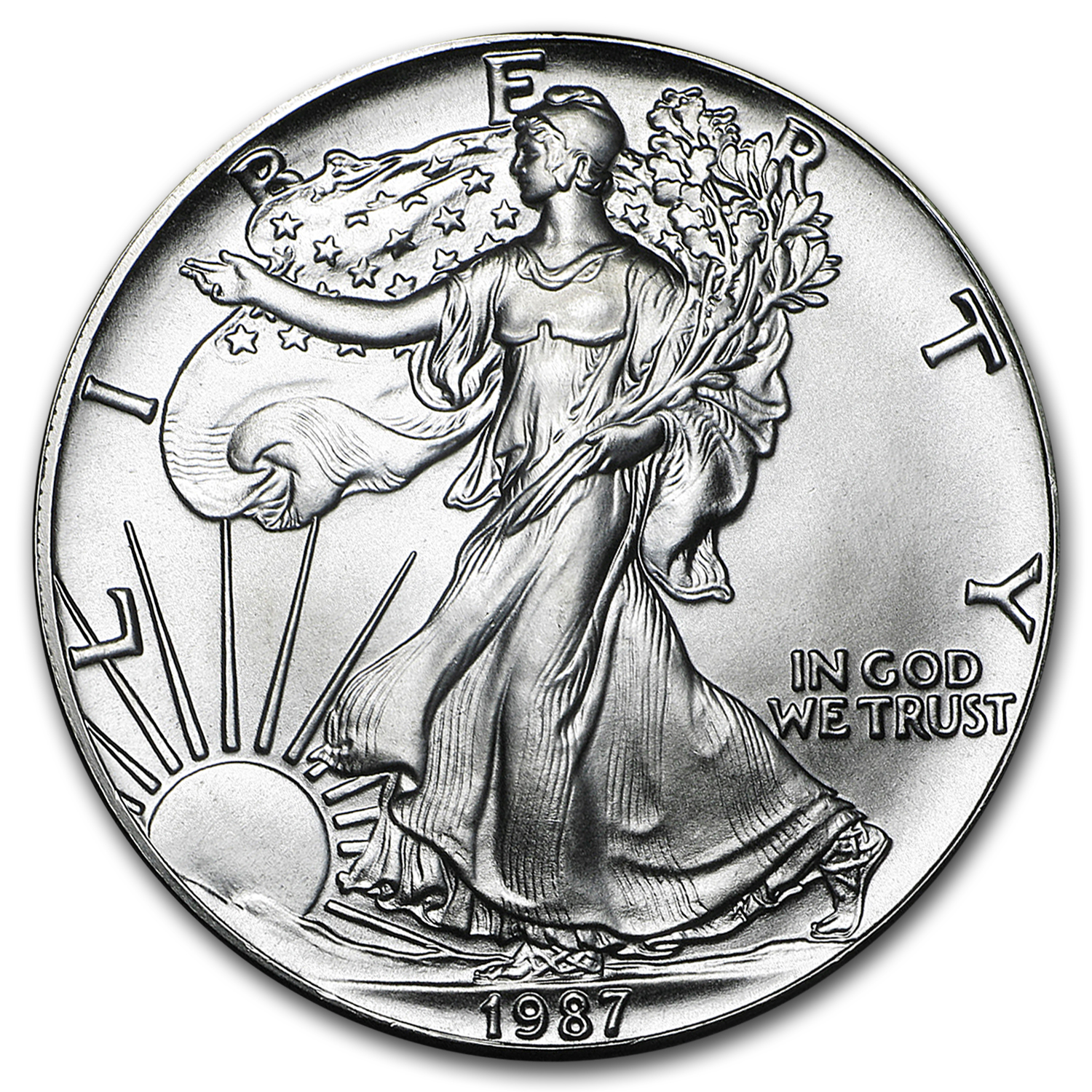 Buy 1987 1 oz American Silver Eagle BU