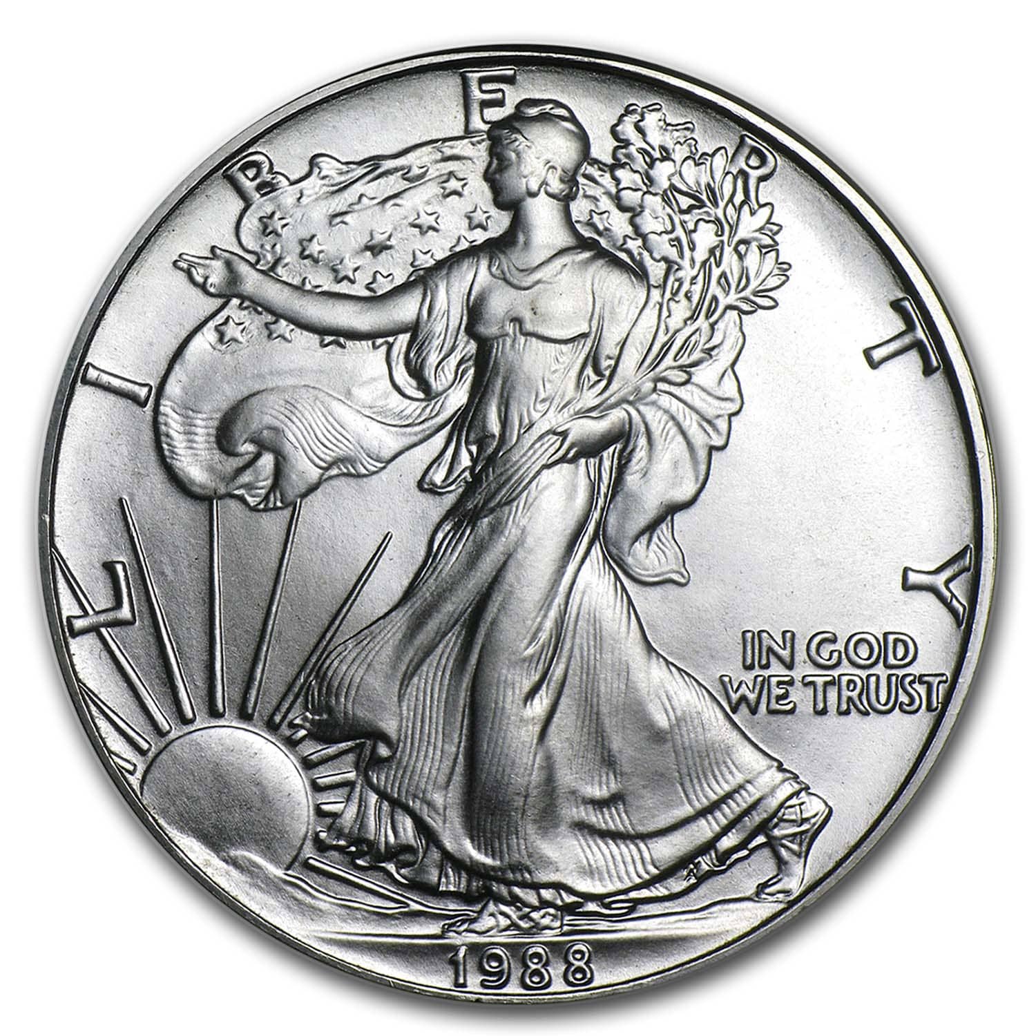 Buy 1988 1 oz American Silver Eagle BU