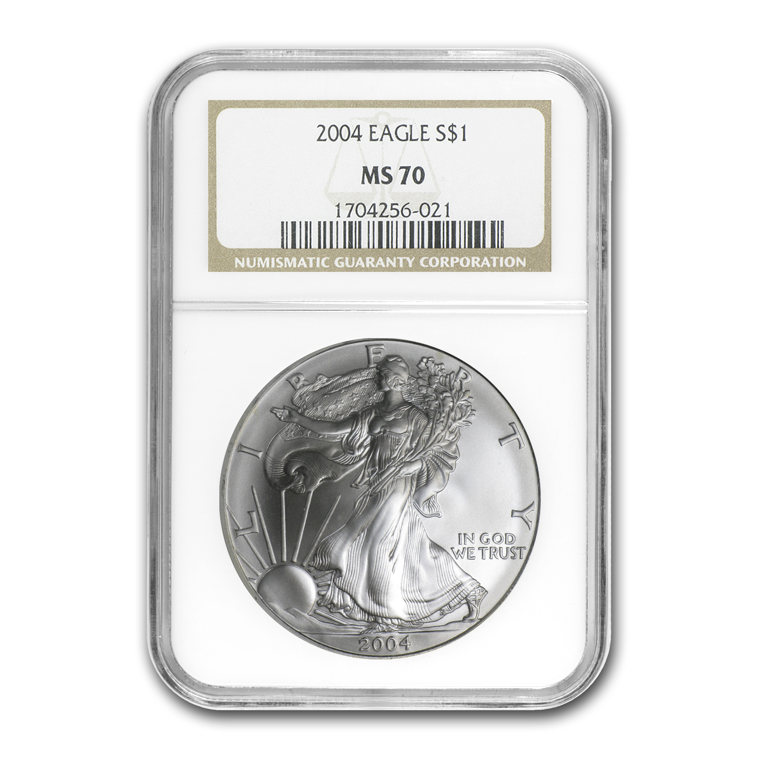 Buy 2004 American Silver Eagle MS-70 NGC