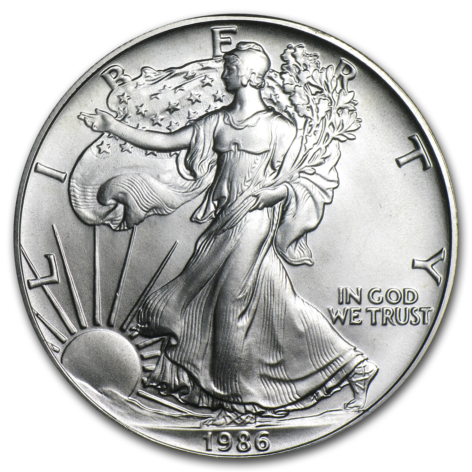 Buy 1986 1 oz American Silver Eagle BU - Click Image to Close