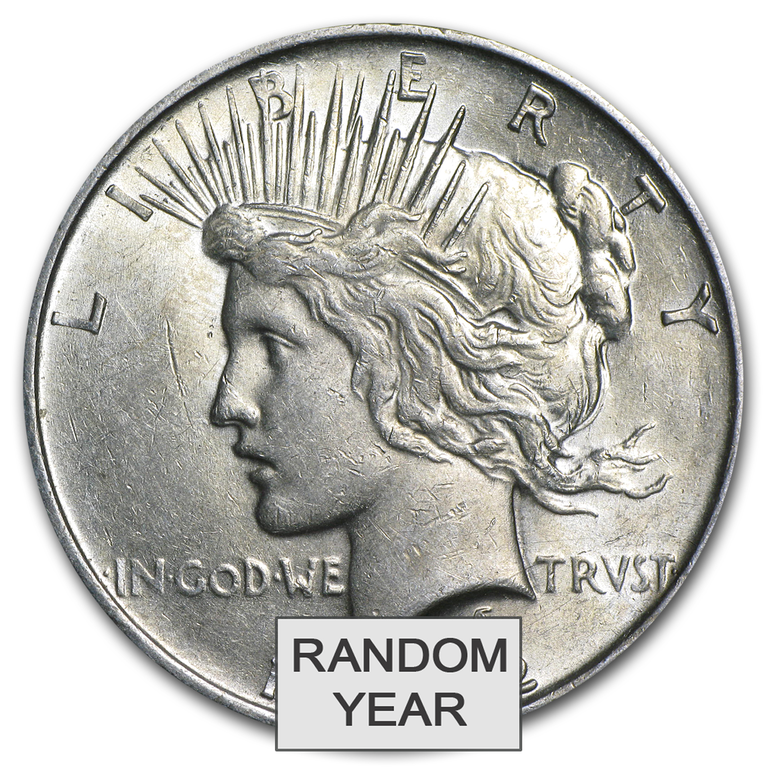 Buy 1922-1925 Peace Silver Dollar AU (Random Year)