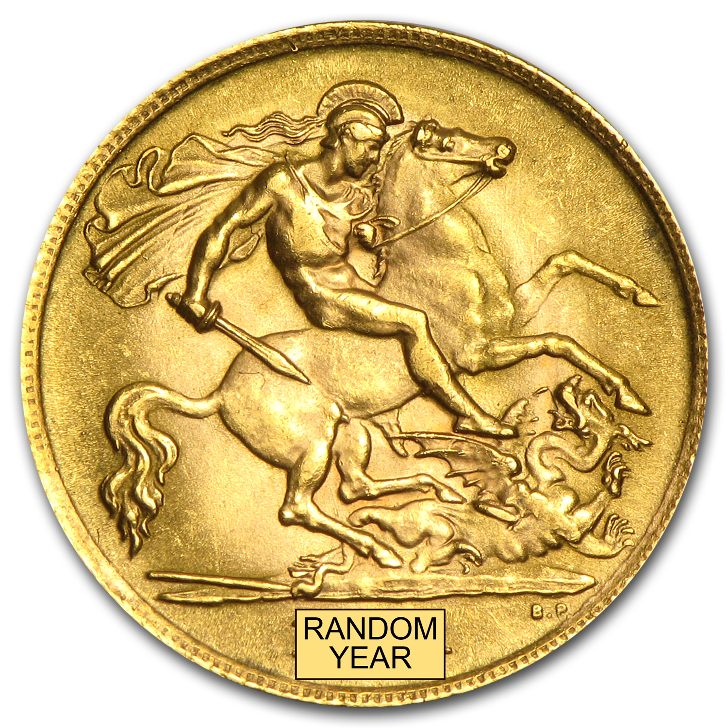 Buy Great Britain Gold Half Sovereign (Random) Avg Circ