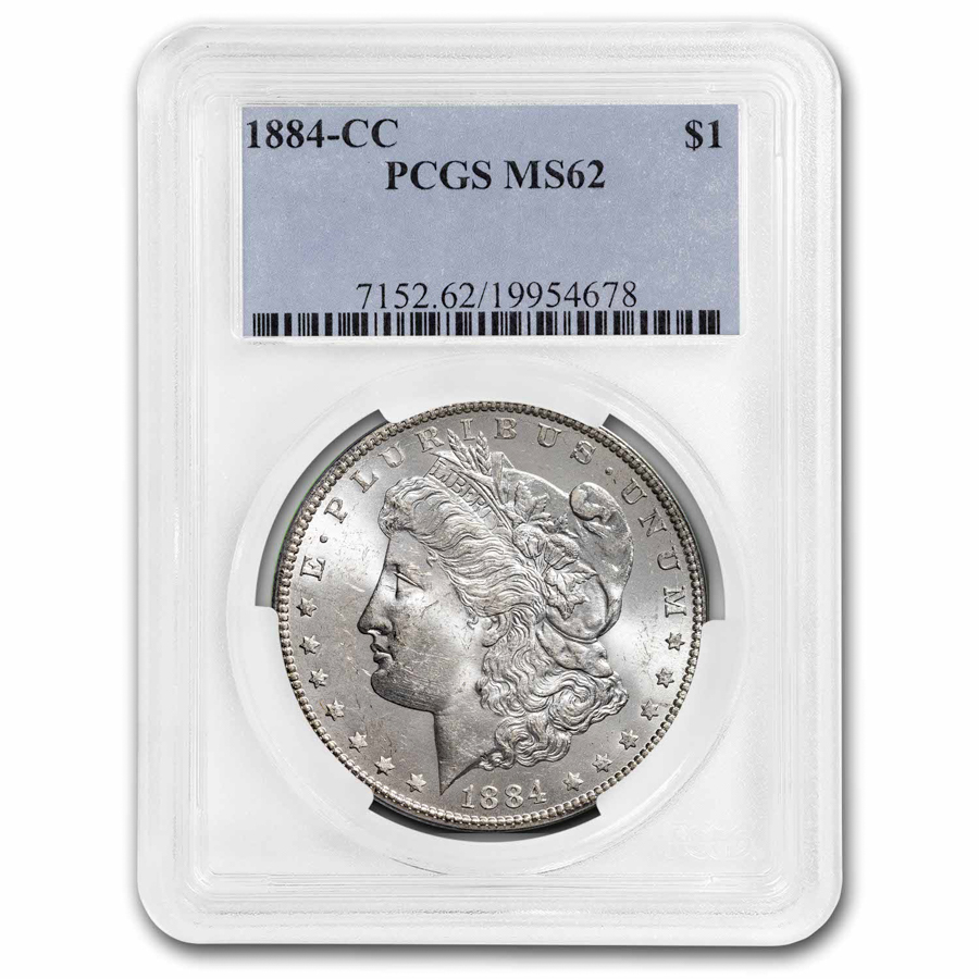 Buy 1884-CC Morgan Dollar MS-62 PCGS