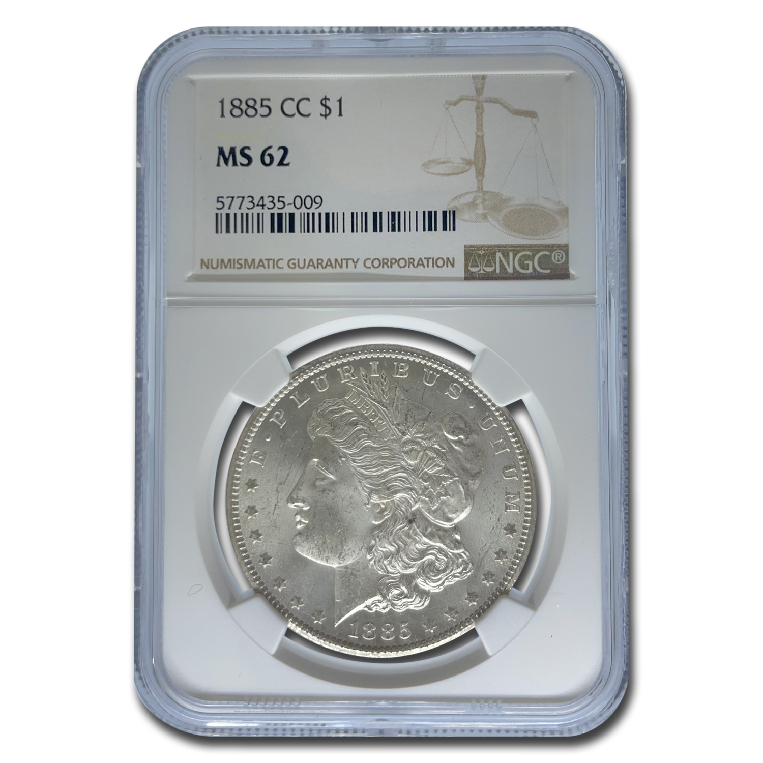 Buy 1885-CC Morgan Dollar MS-62 NGC