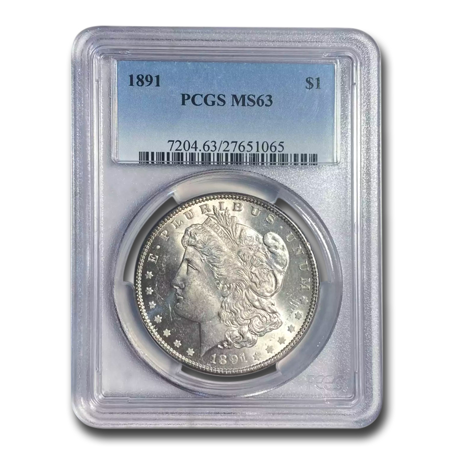 Buy 1891 Morgan Dollar MS-63 PCGS - Click Image to Close