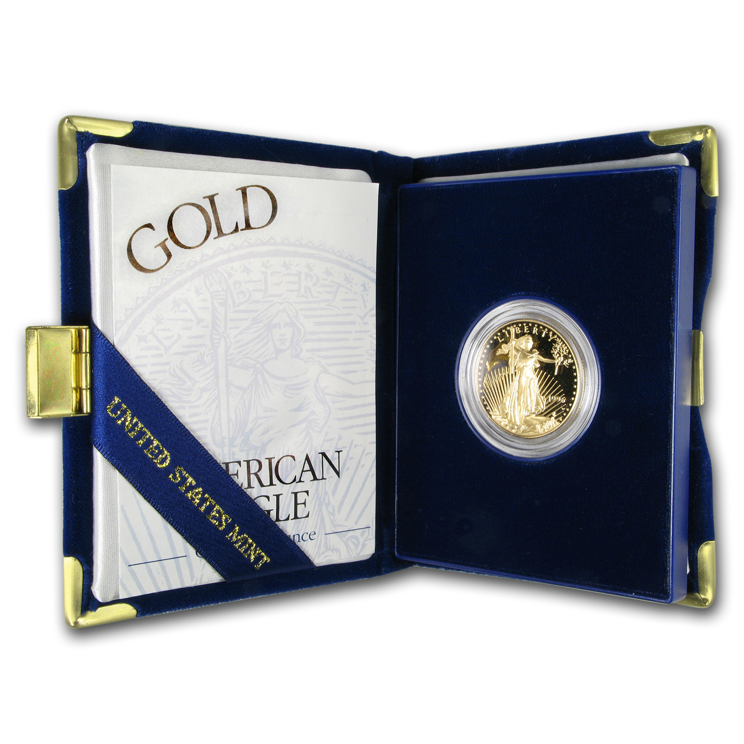 Buy 1996-W 1/2 oz Proof American Gold Eagle (w/Box & COA)