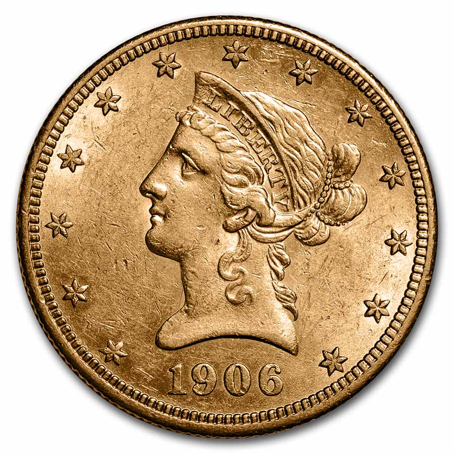 Buy 1906-S $10 Liberty Gold Eagle AU - Click Image to Close