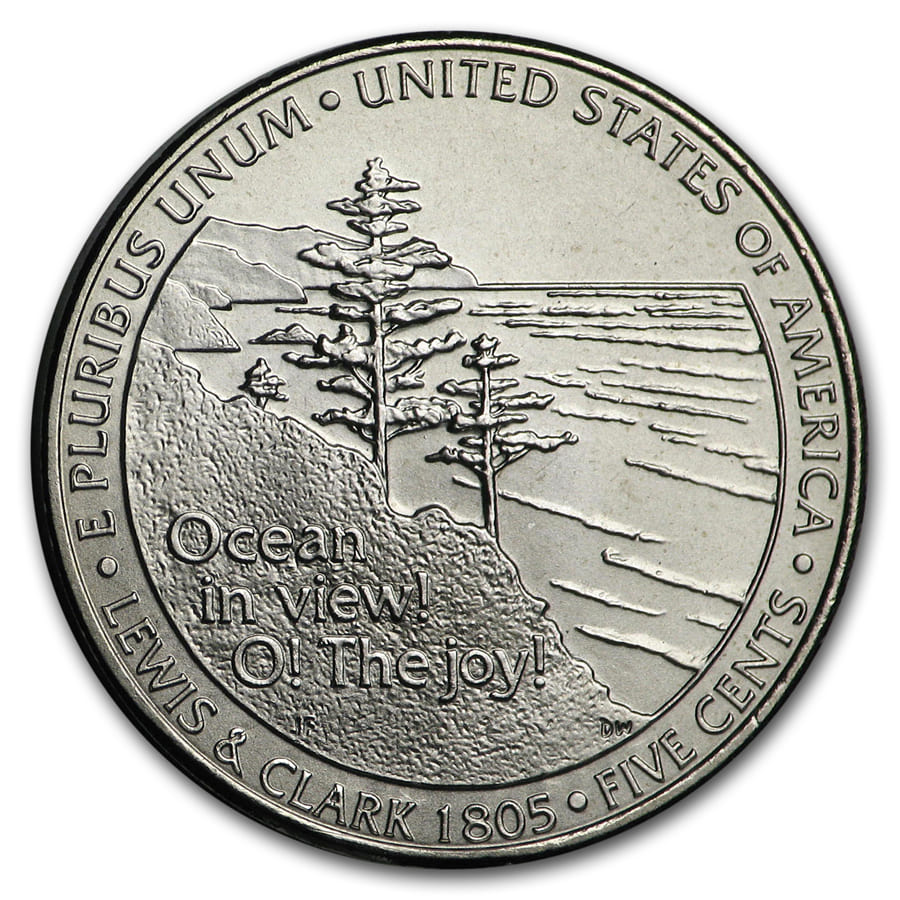 Buy 2005-D Jefferson Nickel Ocean in View BU - Click Image to Close