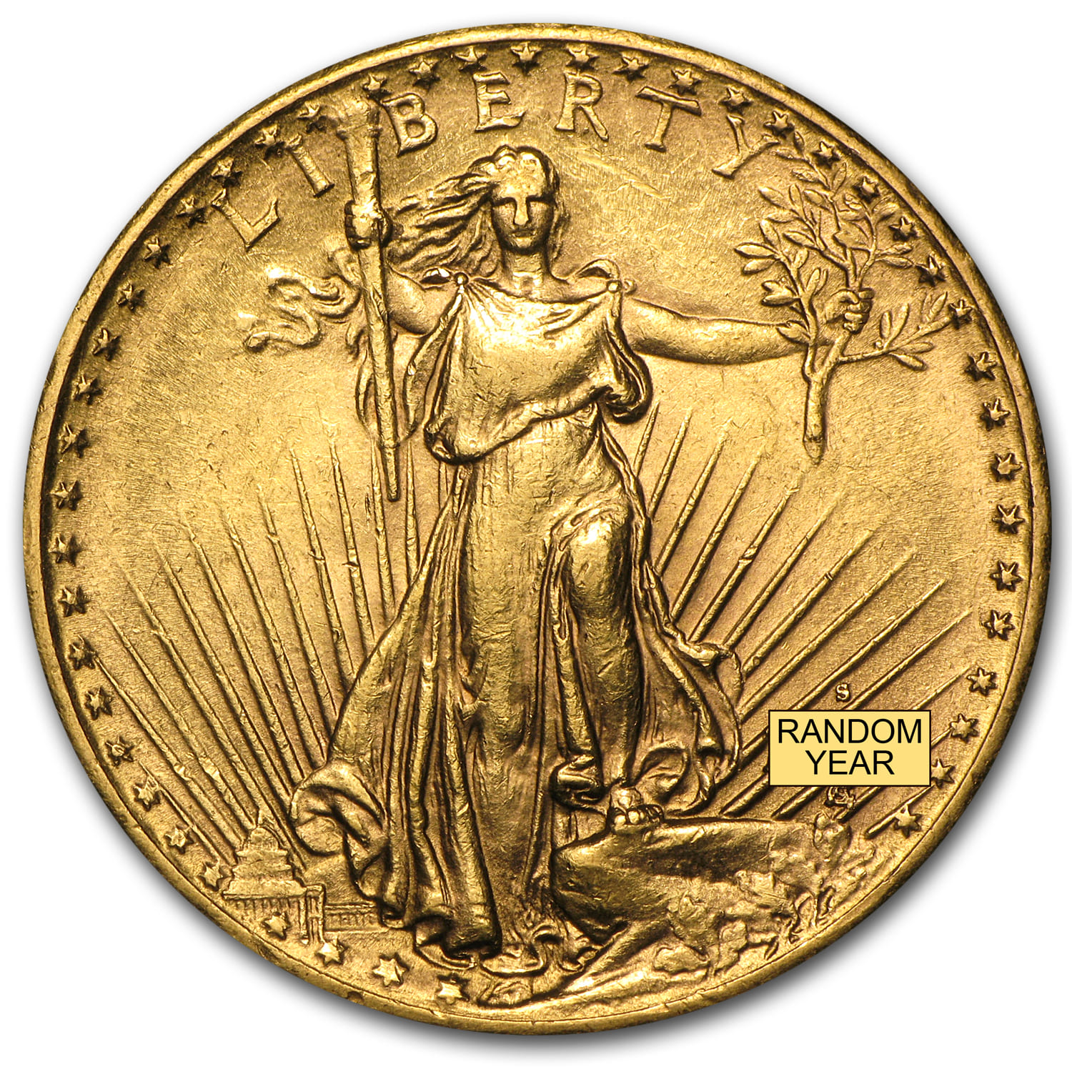 Buy $20 Saint-Gaudens Gold Double Eagle AU (Random Year)