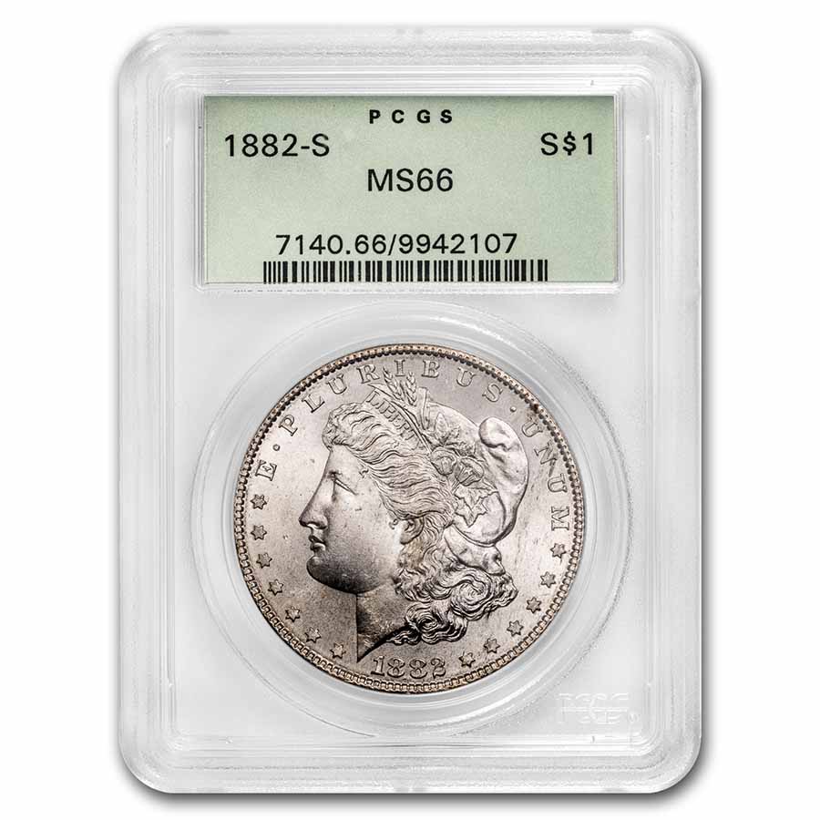 Buy 1882-S Morgan Dollar MS-66 PCGS