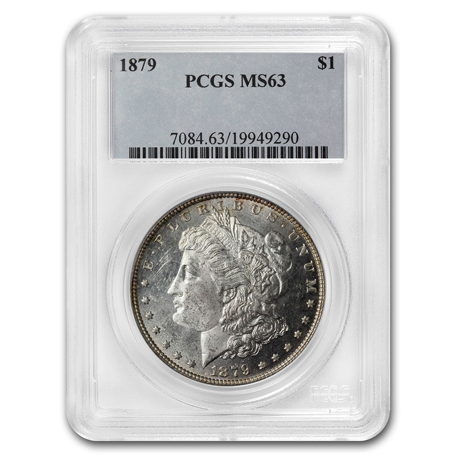 Buy 1879 Morgan Dollar MS-63 PCGS - Click Image to Close