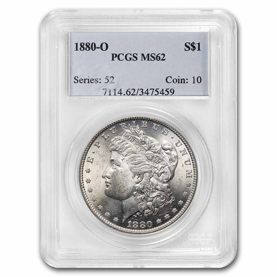 Buy 1880-O Morgan Dollar MS-62 PCGS