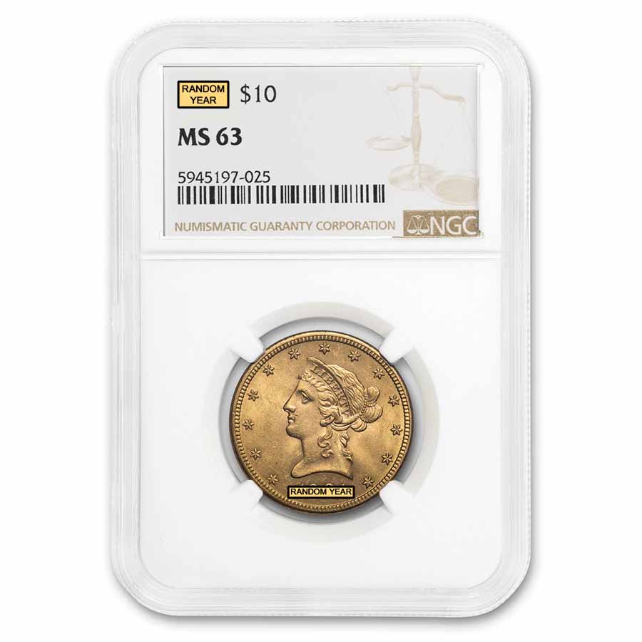 Buy $10 Liberty Gold Eagle MS-63 NGC (Random)