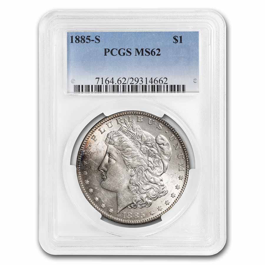 Buy 1885-S Morgan Dollar MS-62 PCGS