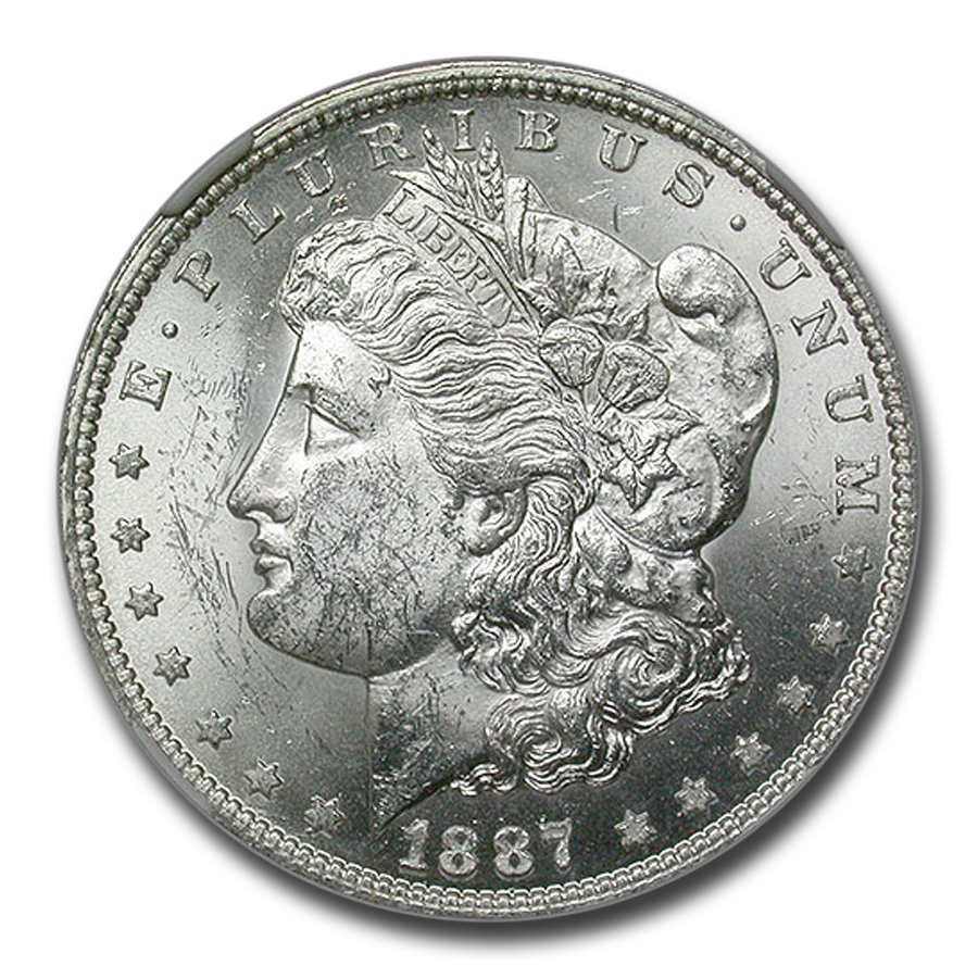 Buy 1887-S Morgan Dollar MS-61 NGC