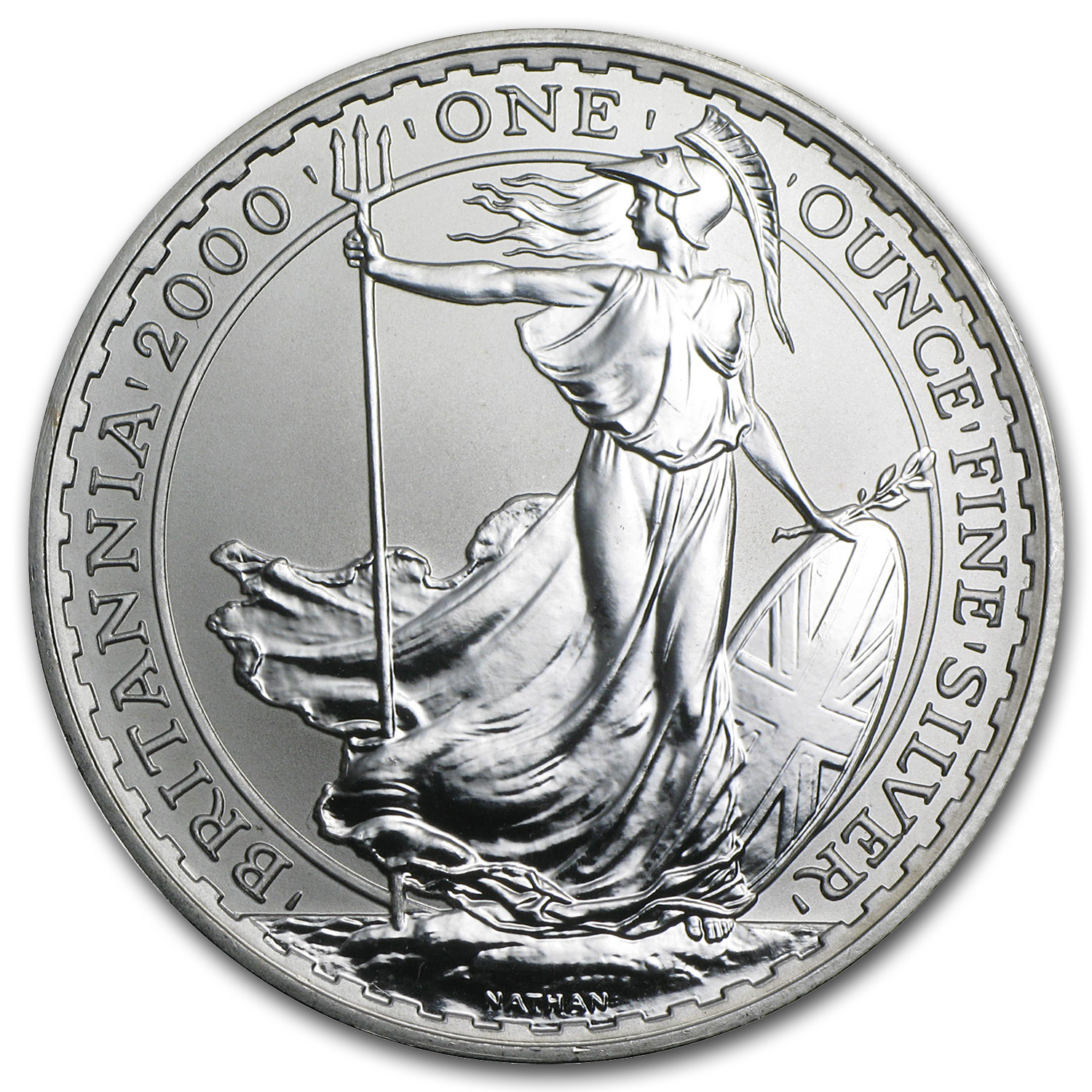 Buy 2000 Great Britain 1 oz Silver Britannia BU - Click Image to Close