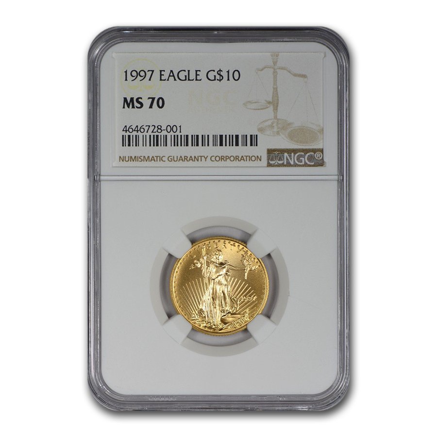 Buy 1997 1/4 oz American Gold Eagle MS-70 NGC