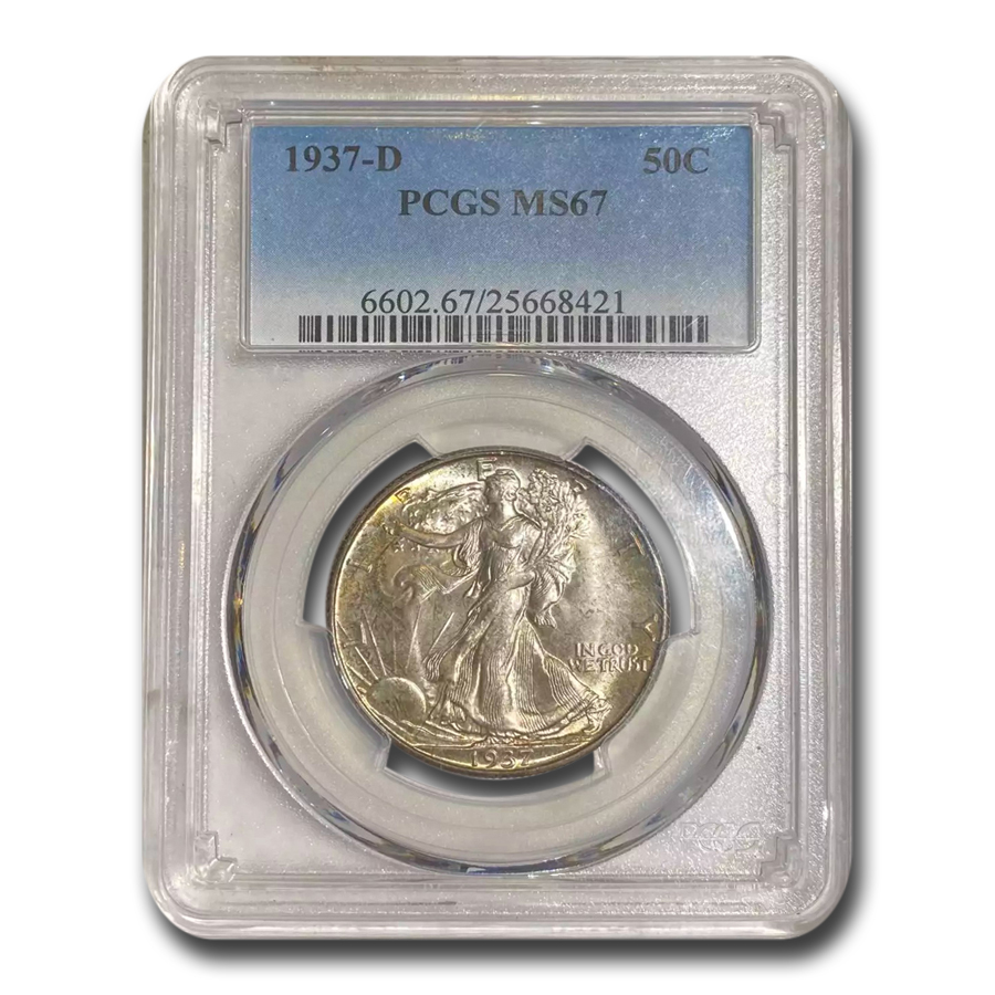 Buy 1937-D Walking Liberty Half Dollar MS-67 PCGS